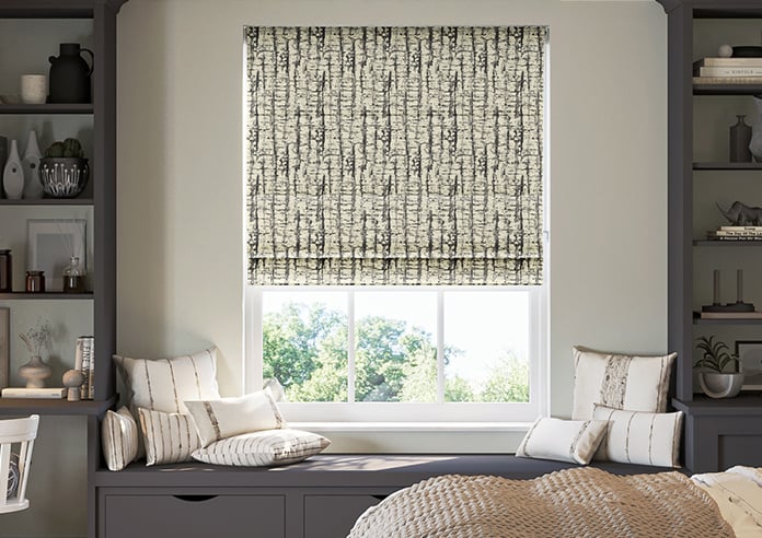 Urbanite, Glimmer Jet - Motorised Roman Blind - Image 3